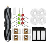 Guindxan Filtre à brosse latérale principale et chiffon de rechange pour aspirateur robot X1 Omni/Turbo