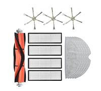 Guindxan Lot de 13 brosses latérales principales pour aspirateur robot 2C