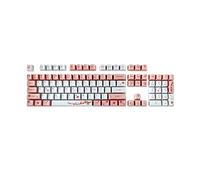 Guindxan PBT Keycaps Lot de 104 touches PBT pour clavier de mécanique et optique MX Switch Rose