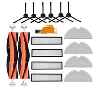 Guindxan PièCes de Rechange pour Accessoires D'Aspirateur D9 D9 Max L10 Pro, Brosses Principales, Brosses LatéRales, Filtres, Lingettes
