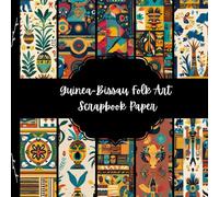 Guinea-Bissau Folk Art Scrapbook Paper, African Junk Journal Paper, Travel Decorative Paper, DIY Projects, Origami, Collage Sheets, Decoupage Paper, 10 Designs, Double SIded