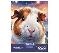 Guinea Cochon Puzzle 1000 Pièces Adultes Animaux Puzzles 1000 Pièces Peinture Art Cadeau 38x26cm/1000pcs