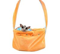 Guinea Pig Carrier - Portable Pet Pouch Breathable Lightweight, Hamster Travel Bag Ventilation Mesh, Small Animal Transport Backpack Adjustable Straps | Outdoor Sugar Glider Pouch Secure Safety