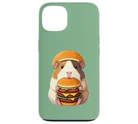 Guinea Pig Hamburger Double Cheeseburger Fast Food Hat Coque pour iPhone 13