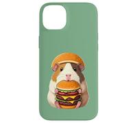 Guinea Pig Hamburger Double Cheeseburger Fast Food Hat Coque pour iPhone 14 Plus