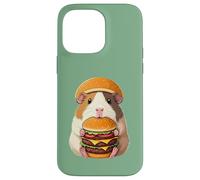 Guinea Pig Hamburger Double Cheeseburger Fast Food Hat Coque pour iPhone 14 Pro Max