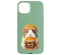 Guinea Pig Hamburger Double Cheeseburger Fast Food Hat Coque pour iPhone 15 Plus