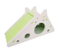 Guinea Pig Hideoutt Hamster Toys - Gerbil Exercise House | Multi-niveau Activity Slide pour hamsters, mices, et petits animaux | Structure en bois sûr pour la décoration, l'entraînement et