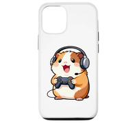 Guinea Pig Playing Video Game Rodents Gamers Coque pour iPhone 12/12 Pro