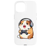 Guinea Pig Playing Video Game Rodents Gamers Coque pour iPhone 15