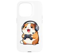 Guinea Pig Playing Video Game Rodents Gamers Coque pour iPhone 15 Pro