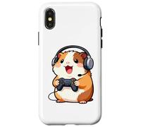 Guinea Pig Playing Video Game Rodents Gamers Coque pour iPhone X/XS