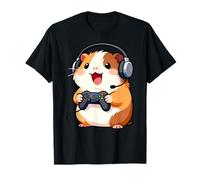 Guinea Pig Playing Video Game Rodents Gamers T-Shirt