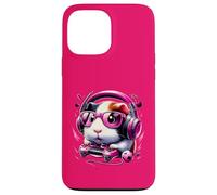 Guinea Pig Playing Video Games Guinea Pig Boy Kid Girl Gamer Coque pour iPhone 13 Pro Max