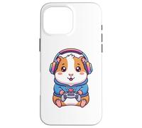 Guinea Pig Rodents Gamer, Gaming Can't Hear You I'm Gaming Coque pour iPhone 16 Pro Max