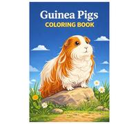 Guinea Pigs Coloring Book: 50 Detailed Guinea Pig Designs with Cute Nature Scenes for Kids, Teens and Adults