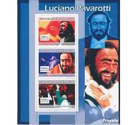 Guinée 4911-4913 Feuille Miniature (complète. édition) neuf avec Gomme Originale ** MNH 2007 Luciano Pavarotti (Timbres pour Les collectionneurs) Chats/grands félins (Lions/Tigres/léopards...)