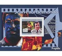 Guinée Bloc-Feuillet 1326 (complète. édition) Neuf avec Gomme Originale ** MNH 2007 Jean Paul Belmondo (Timbres pour Les collectionneurs) Célébrités/Cinéma/Théâtre/Radio