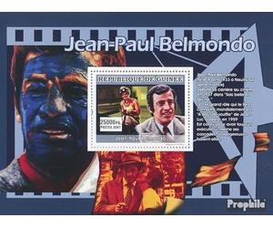 Guinée Bloc-Feuillet 1326 (complète. édition) Neuf avec Gomme Originale ** MNH 2007 Jean Paul Belmondo (Timbres pour Les collectionneurs) Célébrités/Cinéma/Théâtre/Radio