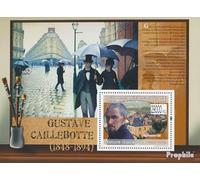 Guinée Bloc-Feuillet 1751 (complète. édition) Neuf avec Gomme Originale ** MNH 2009 Peintures de Gustave Caillebotte (Timbres pour Les collectionneurs) Peinture