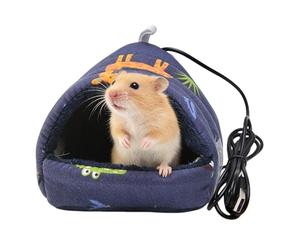 Guinée House | Accessoires pour animaux de compagnie chauffés par USB doux, lits pour petits animaux | Pour habitat logement maison nid cacher dormir jouer repos intérieur extérieur