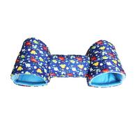 Guinée Pig Bed & Tunnel Hideaway | Polyester + PP Cotton, 51 x 17 x 15 cm, 145 g | Non-Slip Bottom Washable Small Animal House | Warm Nest Cave For Rabbits, Hamsters & Ferrets