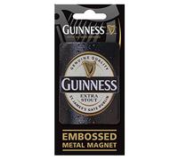 Guinness® Aimant de réfrigérateur en métal avec étiquette en relief