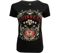 Guinness BLK Guin Butterfly T T-Shirt, Noir (Noir Noir), XL Femme