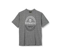 Guinness BLK Guin Stamp Grindle R/N T T-Shirt, Gris (Grey Grey), XXL Homme