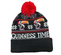 Guinness Bonnet à pompon Toucan Noir, Noir , taille unique