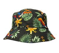 Guinness Chapeau cloche hawaïen réversible Noir Taille unique, Noir/blanc, taille unique