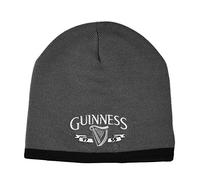 Guinness Chapeau en Tricot Harpe Anthracite/Noir Taille Unique, Anthracite/Noir, Taille Unique
