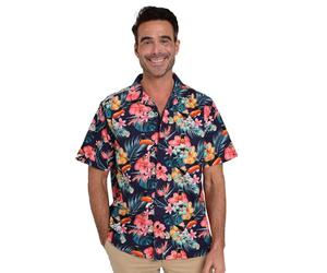 Guinness Chemise hawaïenne à manches courtes Toucan (S-3XL), multicolore, S