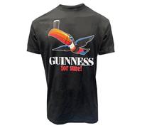 Guinness « For Sure! Toucan T-Shirt - Classic Black Beer Lover Tee, Noir , XL