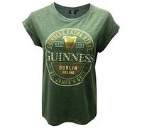 Guinness G4183 T-Shirt, Vert, L Femme