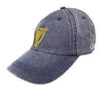 Guinness Harp Washed Baseball Cap- Denim
