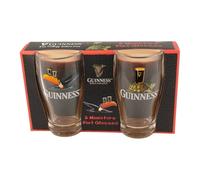Guinness Lot de 2 mini verres à pinte - Motif toucan volant et tortue | Produit officiel | Ensemble de verres à shot à collectionner