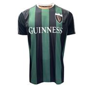 Guinness - Maillot Performance Rayé Noir/Vert - G3080, Noir , XL