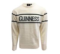 Guinness Manche Longue Col Rond pour des Hommes Sweat-Shirt Blanc