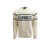 Guinness Manche Longue Col Rond pour des Hommes Sweat-Shirt Blanc Medium
