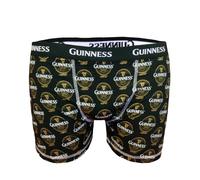 Guinness Official Merchandise Foreign Extra Label Boxer Shorts, Noir (Black), X-Large Homme