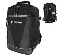 Guinness RyanAir Sac à dos cabine 40 x 25 x 20 cm - Sac à dos sous le siège | Bagage à main approuvé en vol pour Ryanair, easyJet, Jet2, Wizz Air | Sac à dos de voyage léger | Produit officiel, Sac à
