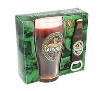 Guinness Shamrock Gift Company Irlande Ensemble de verres à bière et décapsuleur en PVC