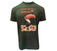 Guinness T-Shirt "Lovely Day for a Toucan - Bottle Green Tee, vert bouteille, XXL