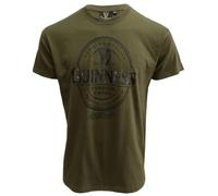 Guinness T-shirt pour homme Vert kaki avec logo Foreign-Extra