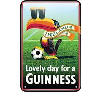 Guinness Toucan Football Irlande gaufré métal Signe 300mm x 200mm (SG)