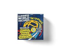 Guinness World Records Kit de corde à sauter 2026 - Kit de disjoncteur de record Guinness - Corde à sauter pour enfants et adultes - Porte-record du monde 2026 - Corde à sauter officielle