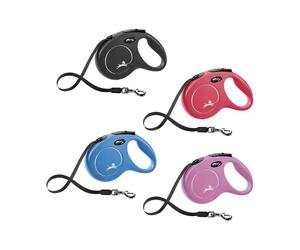 Guinzaglio estensibile a fettuccia Flexi New Classic Tape con manico ergonomico