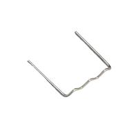 GUIPENG Agrafes à chaud for soudage de plastique en acier inoxydable, for réparation de pare-chocs de voiture, outils de soudage automobile(Black)