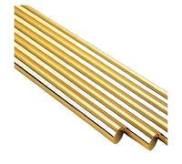 GUIPENG Barre ronde en laiton 1 mm 2 mm 3 mm 4 mm 5 mm 6 mm 8 mm 10 mm 20 mm 30 mm 40 mm 50 mm 60 mm 70 mm 80 mm 90 mm 100 mm(10x250mm 1pc)
